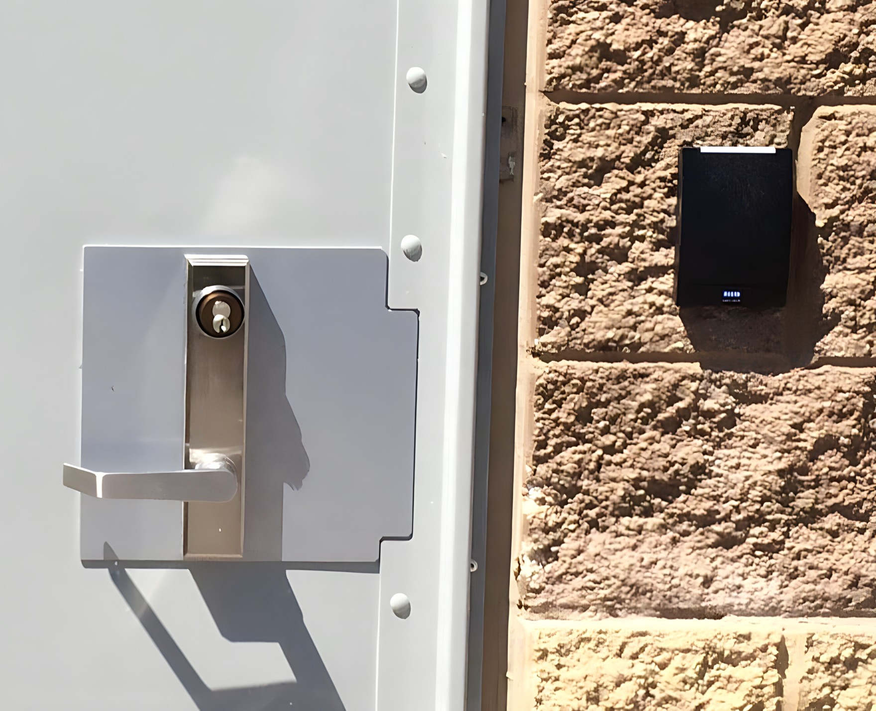Image showcasing HD1 High-Security Exit Door | QMi Security Innovations